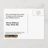 Qaanaaq – ノーザンライト 案内ポストカード (裏面)