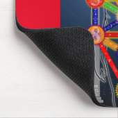 Qabalistic Tree of Life DiagramチャートKabbalah マウスパッド (コーナー)