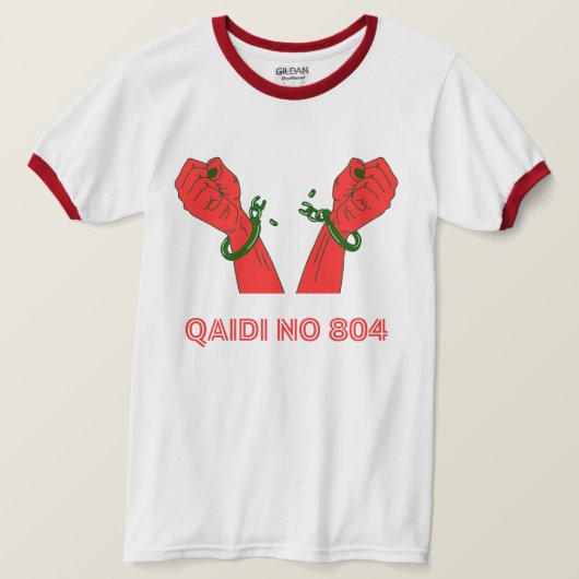 Qaidi No 804 Tシャツ (デザイン正面)
