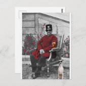 Qajarからのペルシャのシャー – イラン ポストカード (正面/裏面)