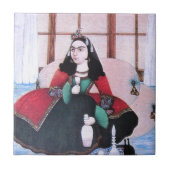 Qajarの絵画 タイル (正面)