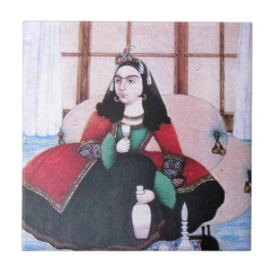 Qajarの絵画 タイル