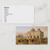 Qal A-l-Kuhna Masjid、Purana Qila、デリー、c.1 名刺 (正面/裏面)