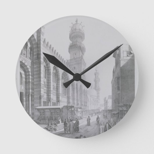 Qalaounのモスクの外面は、めっきします20をからの「 ラウンド壁時計 (正面)