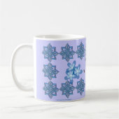 Qasim Kaseemのアラビア語の名前 コーヒーマグカップ (左)