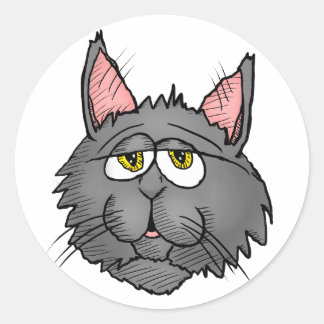 Qatステッカーをモーセ ラウンドシール