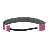 Qatar Flag アスレチックヘッドバンド (裏面)