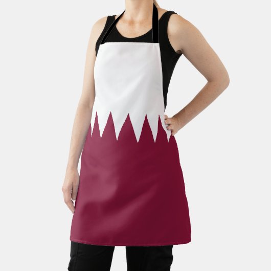 Qatar Flag エプロン (インサイチュ)