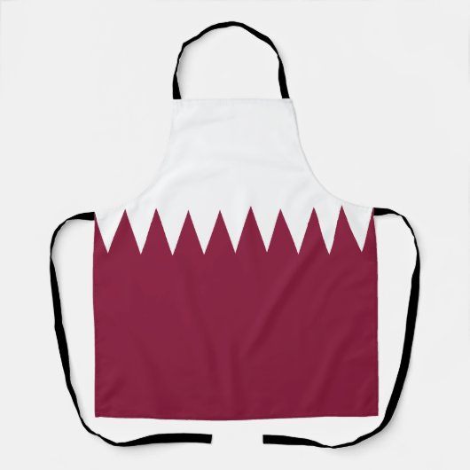 Qatar Flag エプロン (正面)