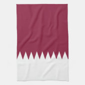 Qatar Flag キッチンタオル (縦)