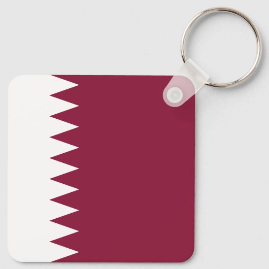 Qatar Flag キーホルダー (裏面)