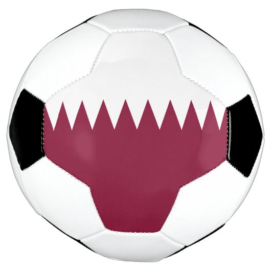 Qatar Flag サッカーボール (回転)