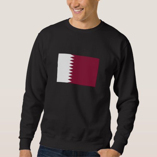 Qatar Flag スウェットシャツ (正面)