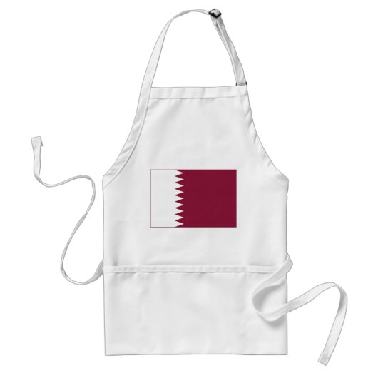 Qatar Flag スタンダードエプロン (正面)
