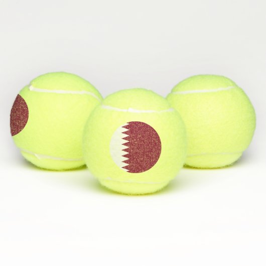 Qatar Flag テニスボール (マルチ)