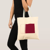 Qatar Flag トートバッグ (正面(商品))