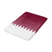 Qatar Flag バスマット (アングル)