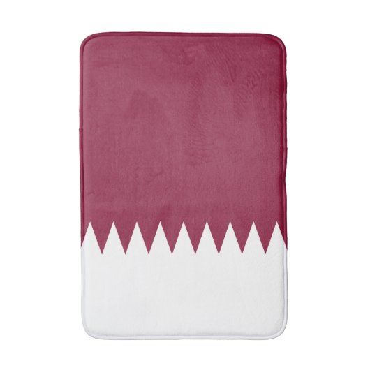 Qatar Flag バスマット (正面縦)