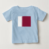 Qatar Flag ベビーTシャツ (正面)