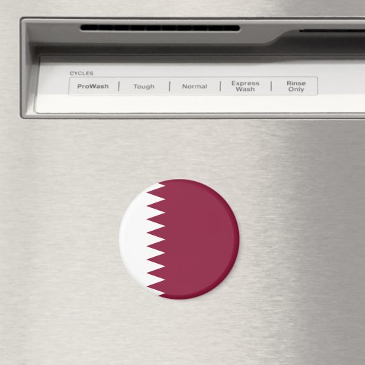 Qatar Flag マグネット (インサイチュ (食洗機))