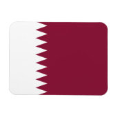 Qatar Flag マグネット (横)