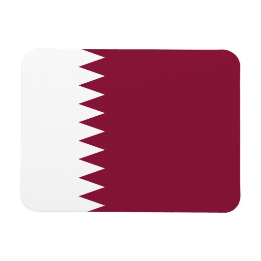 Qatar Flag マグネット (横)
