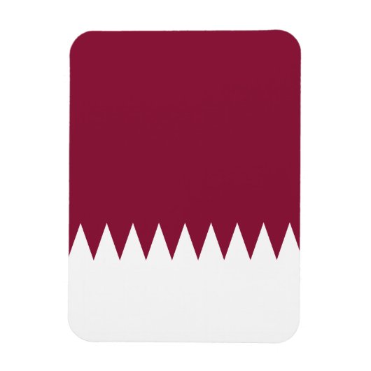 Qatar Flag マグネット (縦)