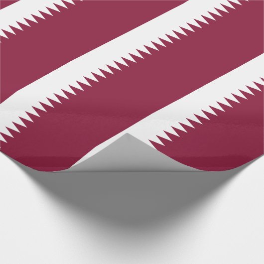 Qatar Flag ラッピングペーパー (角)