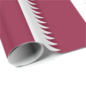 Qatar Flag ラッピングペーパー (ロールコーナー)