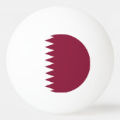 Qatar Flag 卓球ボール (裏面)