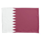 Qatar Flag 枕カバー (正面)