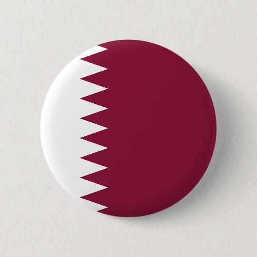 Qatar Flag 缶バッジ (正面)