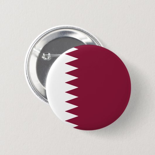 Qatar Flag 缶バッジ (正面&裏面)
