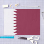 Qatar Flag 薄葉紙 (クラフト)