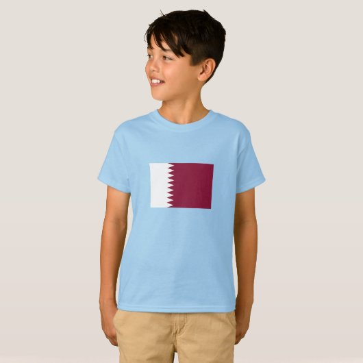 Qatar Flag Tシャツ (正面フル)