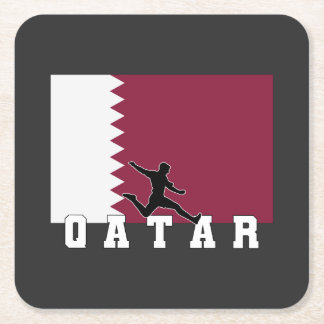 Qatar Football Soccer | Qatar National Team スクエアペーパーコースター