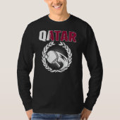 Qatar Ping Pong  Proud Qatari Table Tennis Support Tシャツ (正面)
