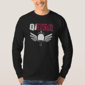Qatar Ping Pong  Proud Qatari Table Tennis Support Tシャツ (正面)