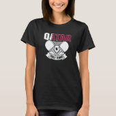 Qatar Ping Pong  Proud Qatari Table Tennis Support Tシャツ (正面)