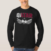 Qatar Table Tennis   Support Qatari Ping Pong Team Tシャツ (正面)