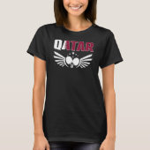 Qatar Table Tennis   Support Qatari Ping Pong Team Tシャツ (正面)