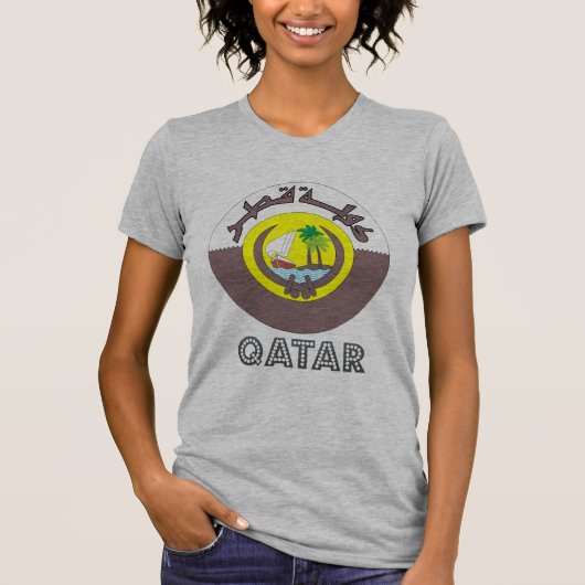 Qatariの紋章 Tシャツ (正面)