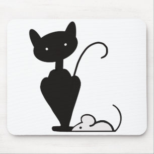 QatNMhouseロゴNo書のマウスパッド マウスパッド