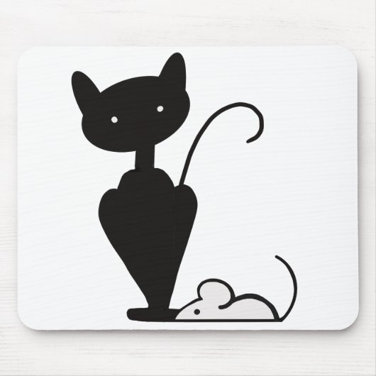 QatNMhouseロゴNo書のマウスパッド マウスパッド (正面)