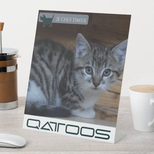 QATTOOSペデスタルサイン 台座サイン (インサイチュ)