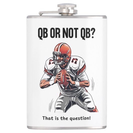 QBか不採用か? フラスク (正面)