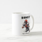 QBか不QBか? コーヒーマグカップ (正面右)