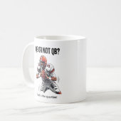 QBか不QBか? コーヒーマグカップ (正面左)