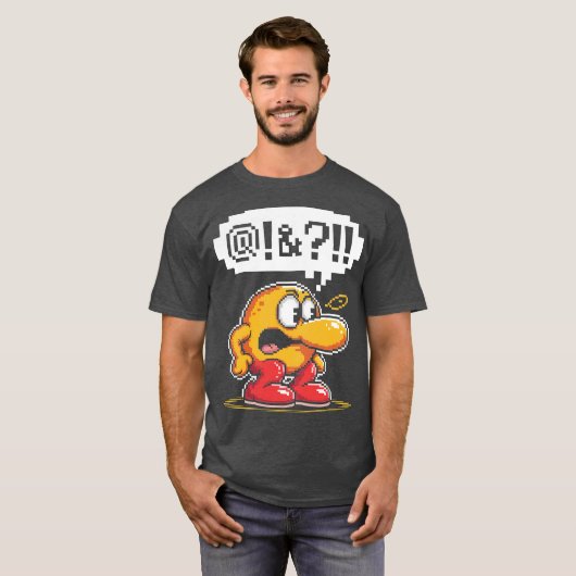 Qbert cursing after failure-Photoroom Tシャツ (正面フル)