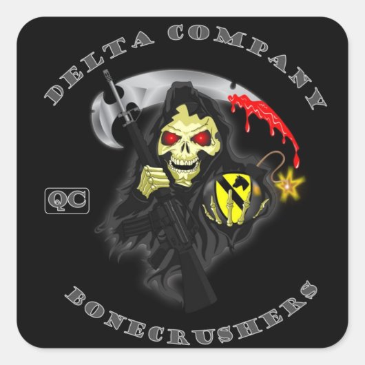 QCタギン スクエアシール (正面)